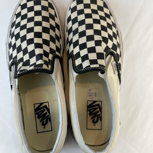 Vans Asher Checkered Slip-on Sneakers Men’s Size 8.5/ Women’s Size 10 - Picture 12 of 14